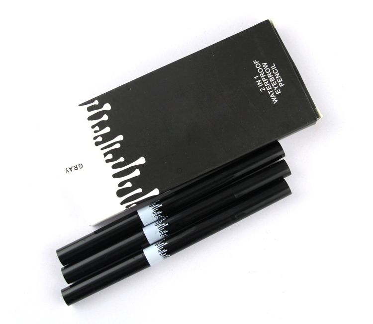 professional eyebrow pencil with mascara brush double side eyebrow pen OEM eyebrow pencil